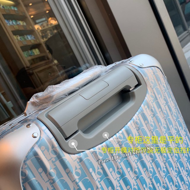 Rimowa X Dior合作限量款彈跳拉杆行李箱拖箱 gdx1347